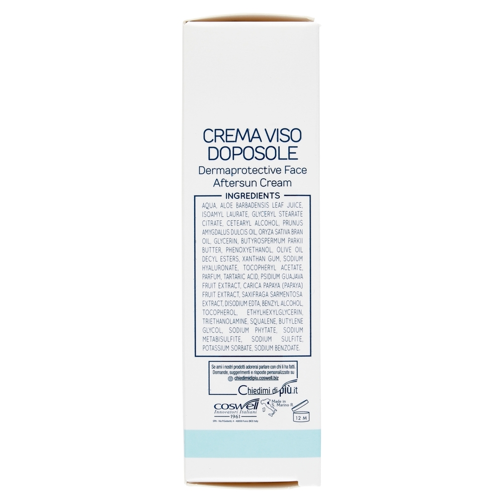 Prep Dermoprotettivo a Base di Aloe Vera Crema Viso Doposole 50 ml